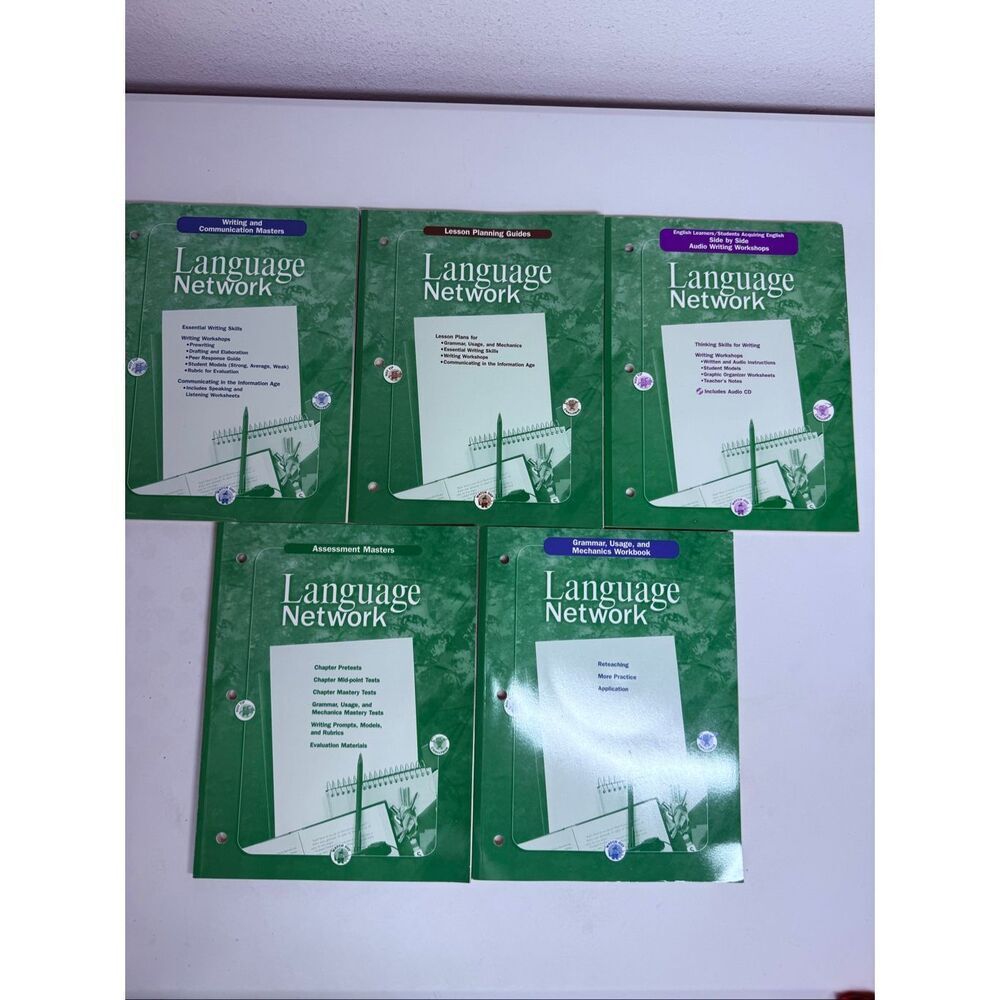 McDougal Littell Language Network Teacher Resource Set 5 Books ESL